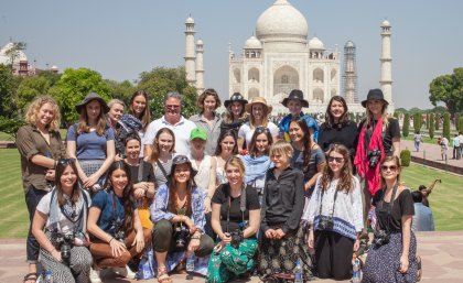 2015 UQ Journalism New Colombo Plan students in India